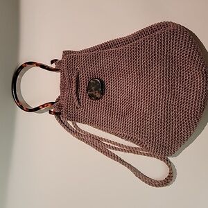 CHRISTIAN LIVINGSTON COLLECTION CROCHET BACKPACK/HANDBAG